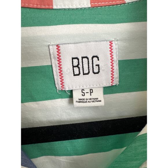 Urban Outfitters UO BDG Frankie‎ Spliced Button Down Shirt - Picture 5 of 10